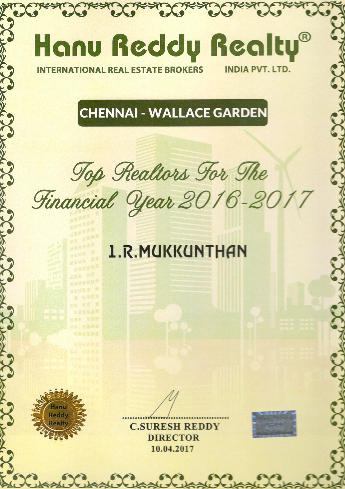 Certificates