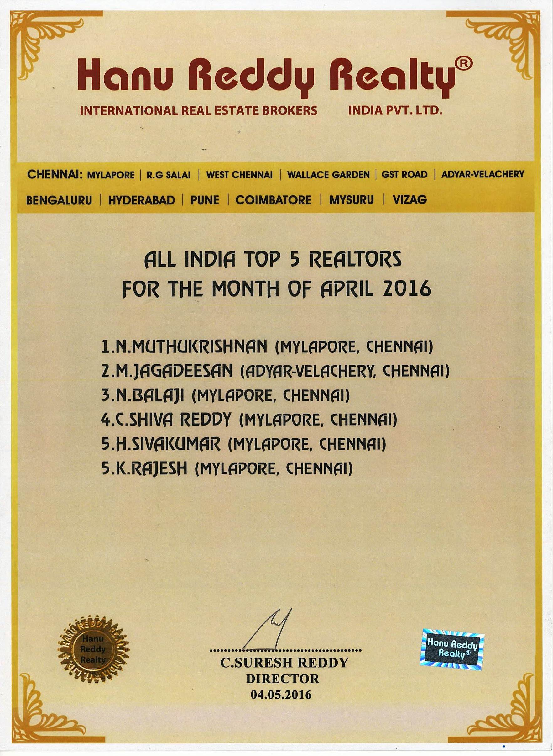 Certificates