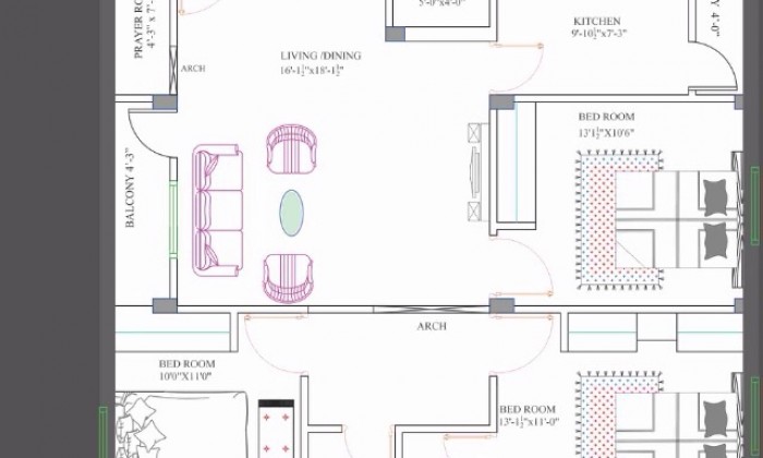  BHK Mixed - Residential for Rent in Manikonda