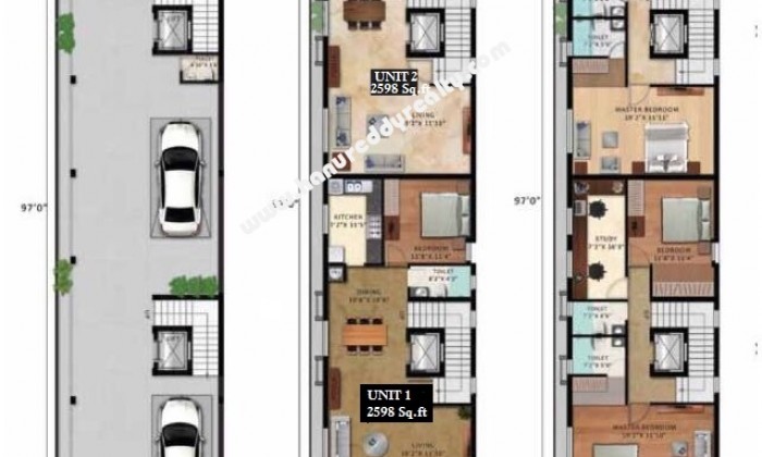 3 BHK Duplex Flat for Sale in T.Nagar