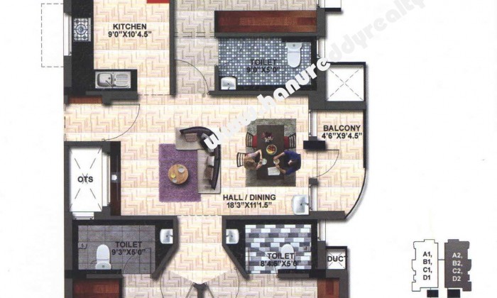 3 BHK Flat for Sale in T.Nagar