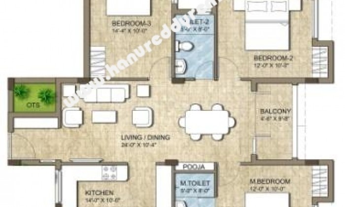 3 BHK Flat for Sale in Perumbakkam