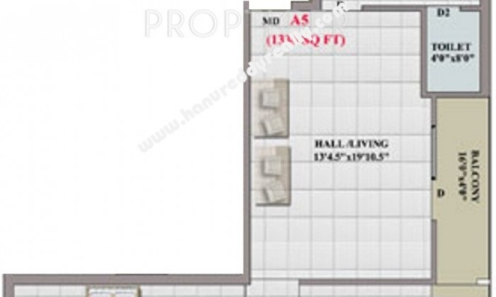 2 BHK Flat for Sale in Thoraipakkam