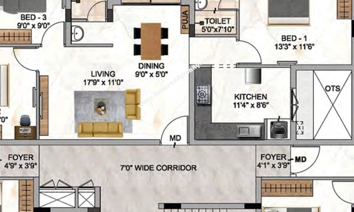 3 BHK Flat for Sale in Sithalapakkam