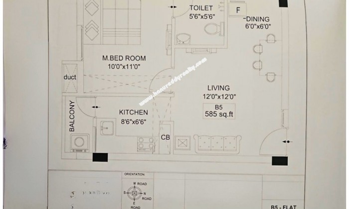 1 BHK Flat for Sale in Sembakkam