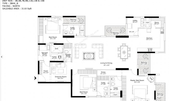 3 BHK Flat for Sale in Kilpauk