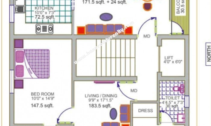 2 BHK Flat for Sale in Thoraipakkam