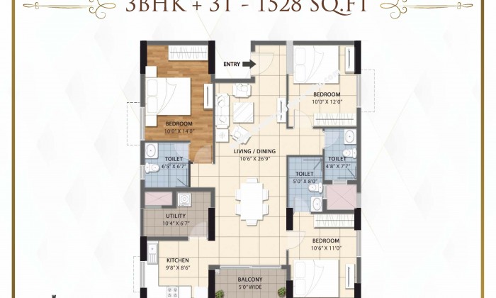 3 BHK Flat for Sale in Vanagaram