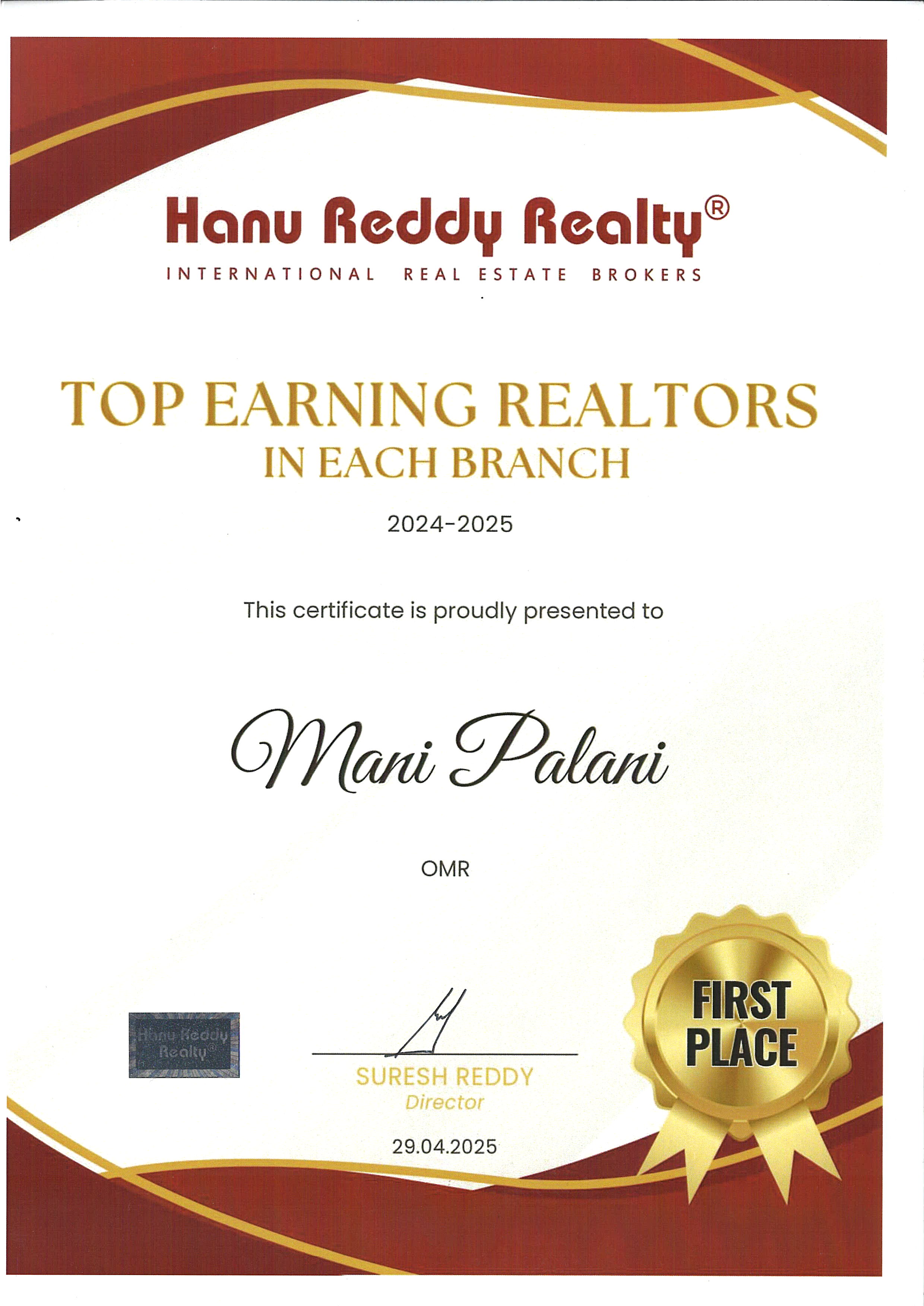 Certificates