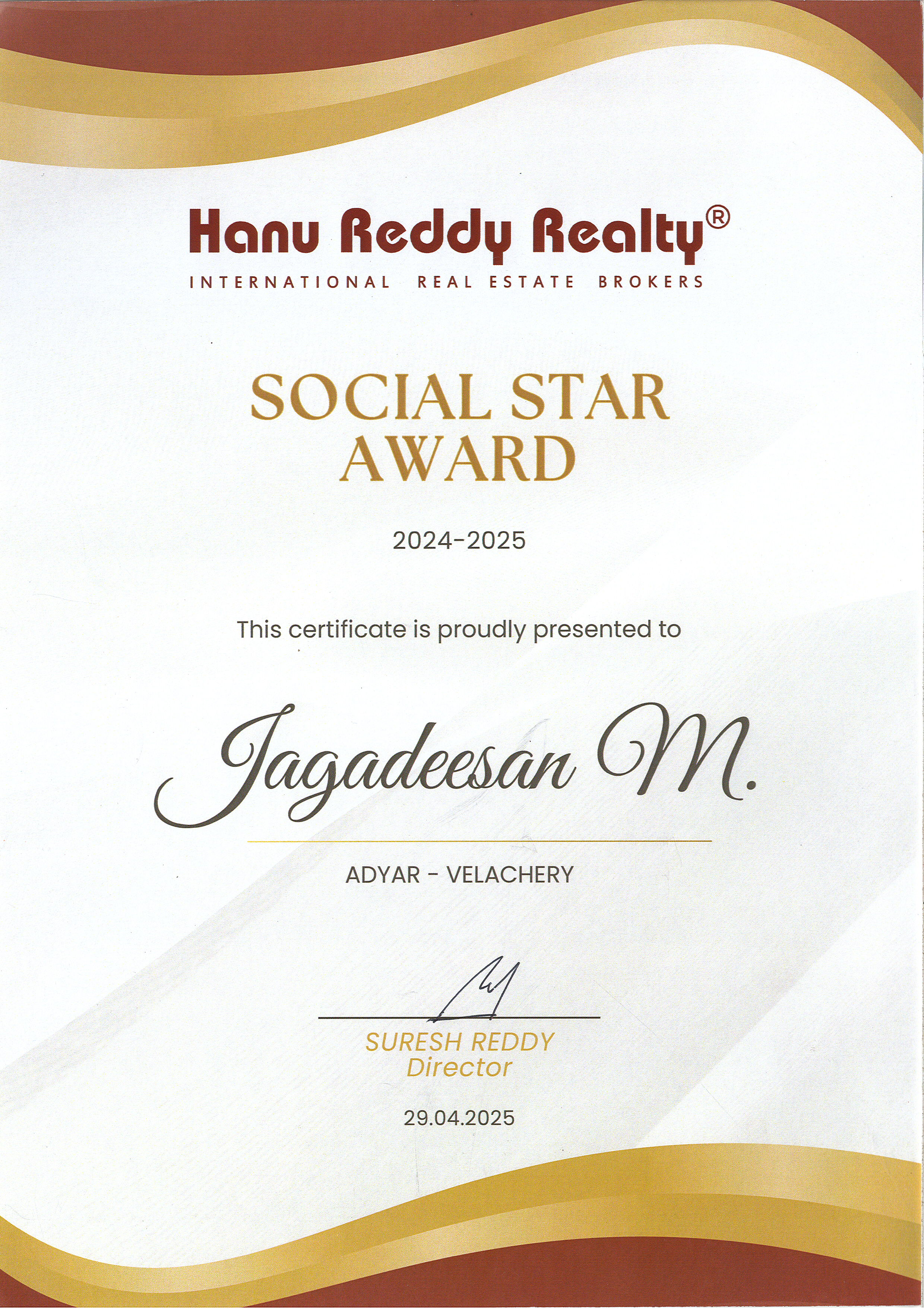 Certificates