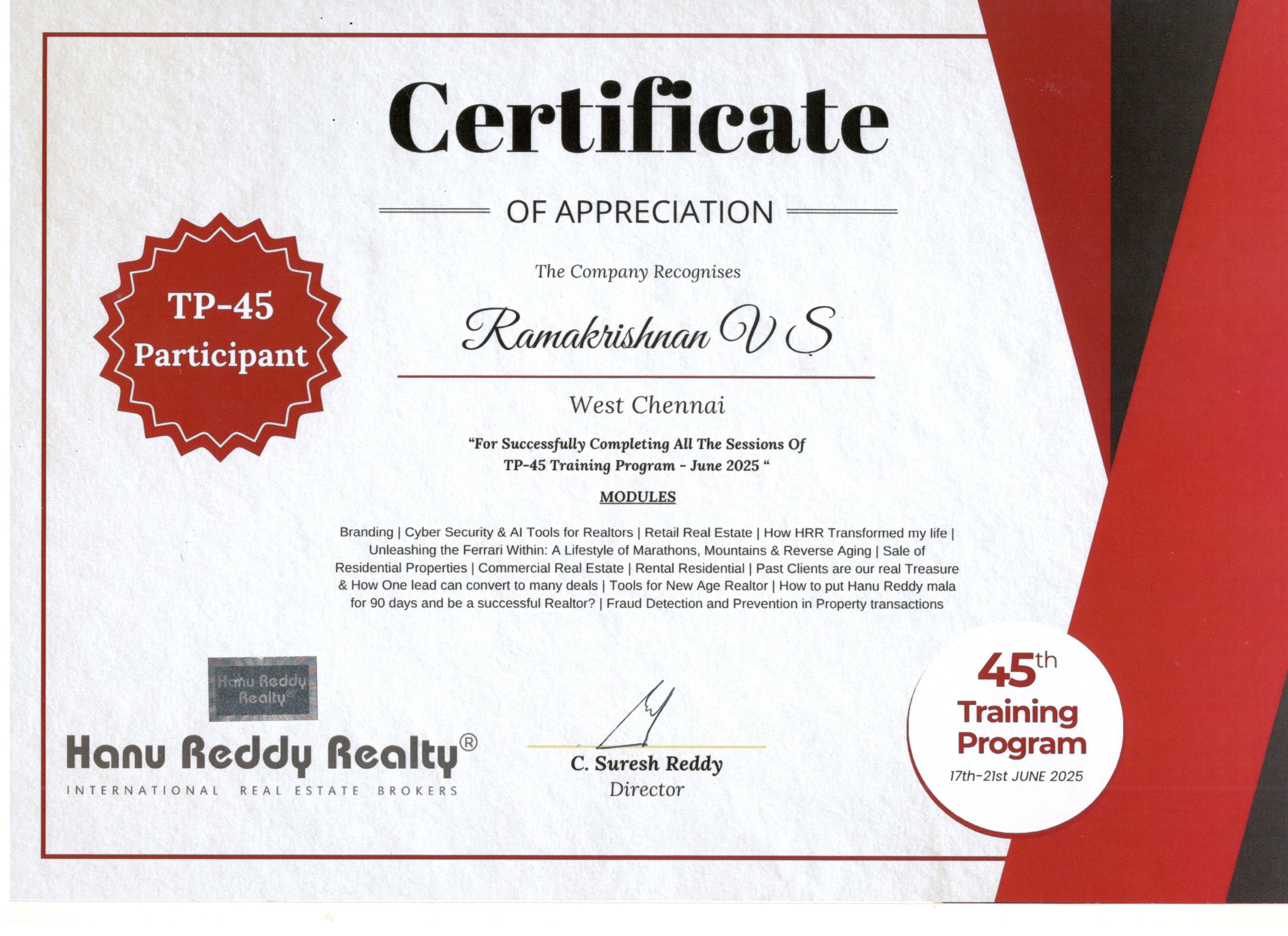 Certificates
