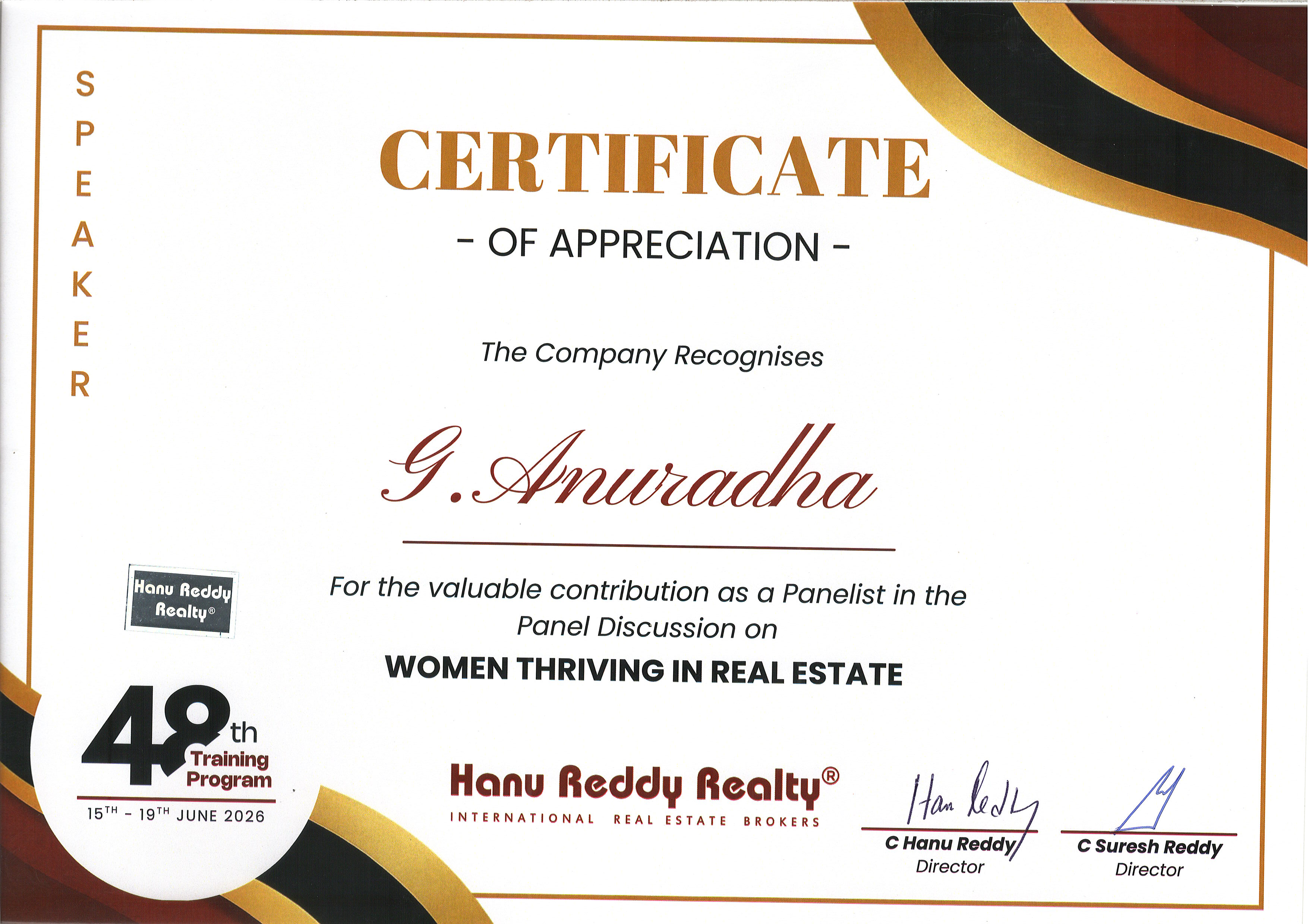 Certificates
