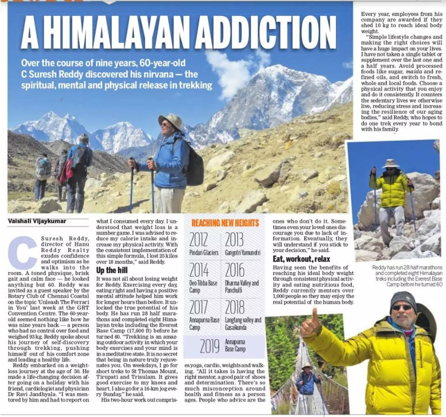 28 half marathons and 8 Himalayan treks: Meet the man who unleashed the Ferrari in him